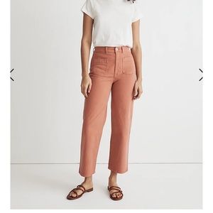 Madewell Wide-Leg Cropped Pants